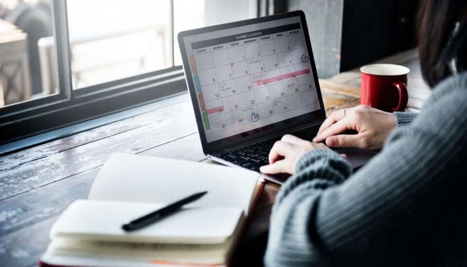 create a content calendar to map production